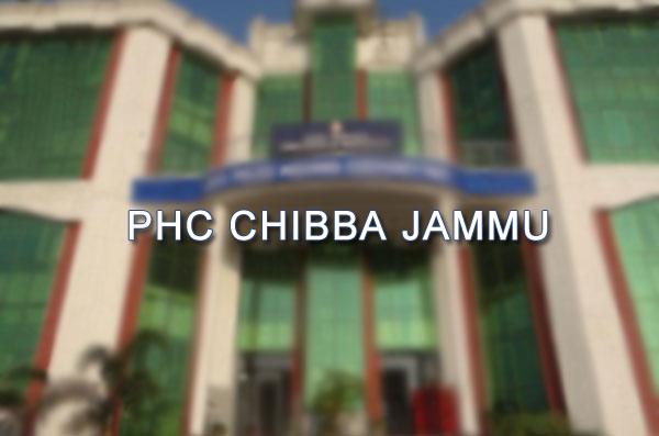 PHC Chibba Jammu.